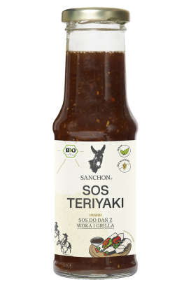 SOS SOJOWY SŁODKI TERIYAKI BEZGLUTENOWY BIO 210 ml - SANCHON